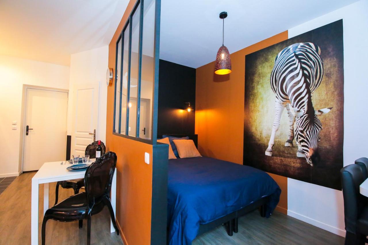Appartement Le Zèbre, T1 hypercentre chic et cosy, Wifi par SOVALFI à Saint-Etienne  Extérieur photo